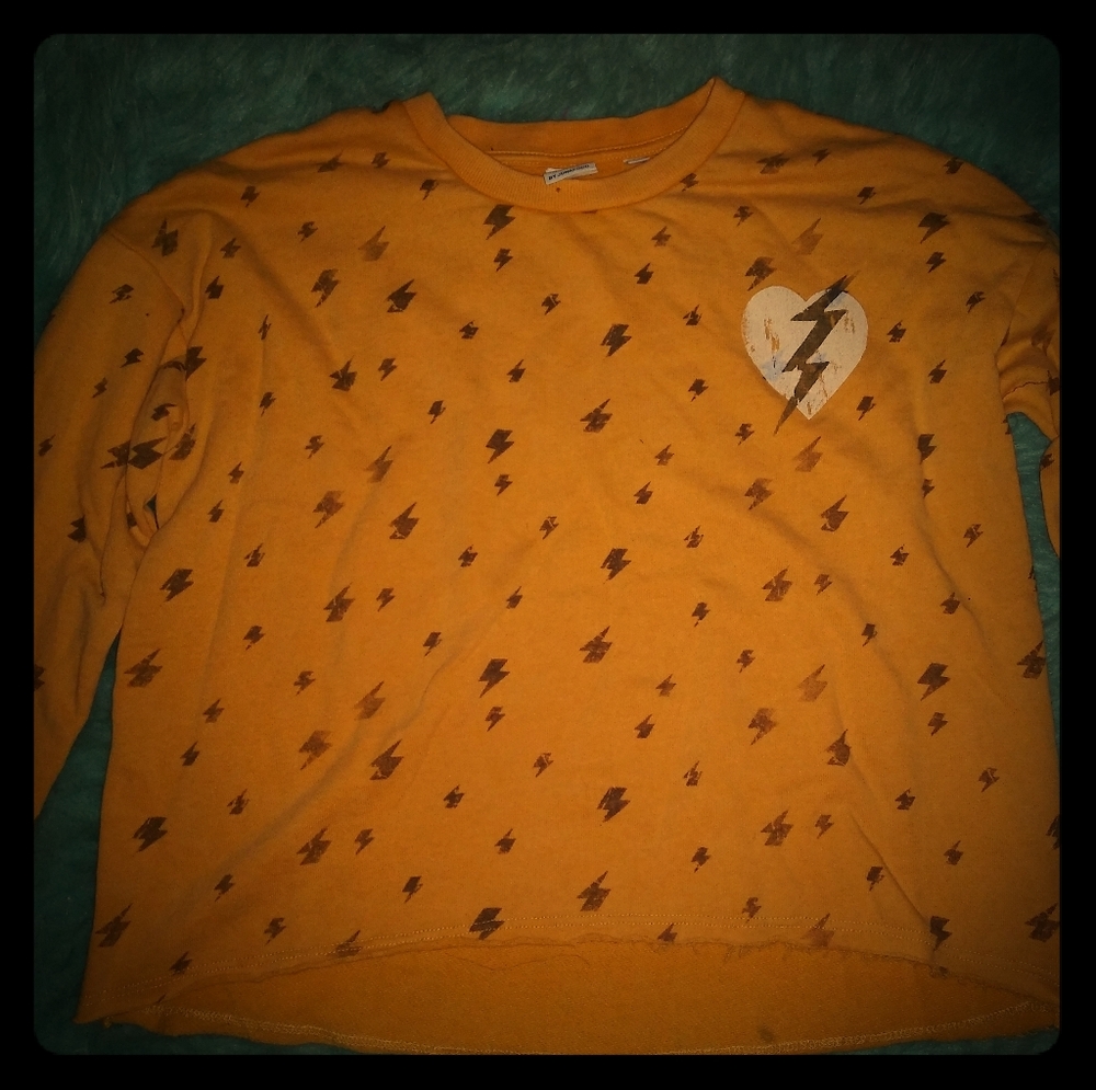 Juniors By Junkfood graphic crop sweatshirt Size S